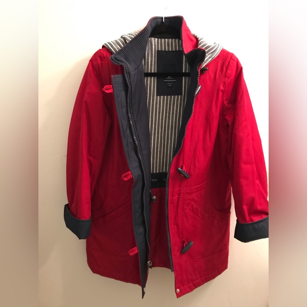 NWOT NAUTICA JACKET INSULATED WITH HOOD SIZE S